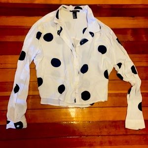 Forever 21 long sleeve button down- medium